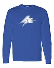 Load image into Gallery viewer, University of North Carolina Asheville AV Mascot Long Sleeve T-Shirt - Royal