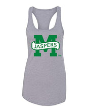 Load image into Gallery viewer, Manhattan College M Jaspers Ladies Tank Top - Heather Grey