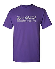 Load image into Gallery viewer, Vintage Rockford University T-Shirt - Purple