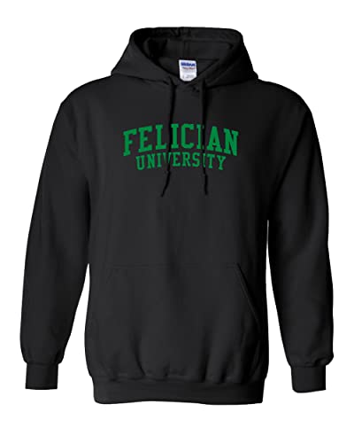Felician University Hooded Sweatshirt - Black