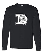 Load image into Gallery viewer, Minnesota Duluth White Bulldog Long Sleeve T-Shirt - Black