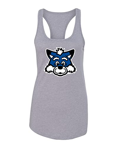 Indiana State Sycamore Sam Ladies Tank Top - Heather Grey