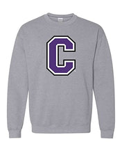 Load image into Gallery viewer, Cornell College C Crewneck Sweatshirt - Sport Grey