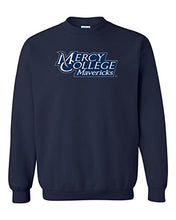 Load image into Gallery viewer, Mercy College Text Crewneck Sweatshirt - Navy