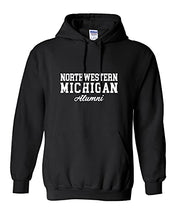 Load image into Gallery viewer, Northwestern Michigan Alumni Hooded Sweatshirt - Black