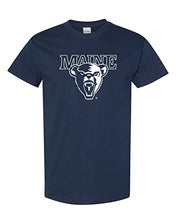 Load image into Gallery viewer, University of Maine 1 Color Mascot T-Shirt - Navy