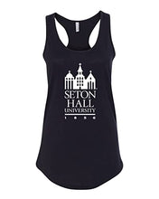Load image into Gallery viewer, Seton Hall University Est 1856 Ladies Tank Top - Black