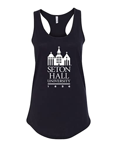 Seton Hall University Est 1856 Ladies Tank Top - Black