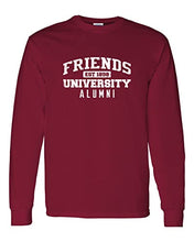 Load image into Gallery viewer, Friends University Alumni Long Sleeve T-Shirt - Cardinal Red