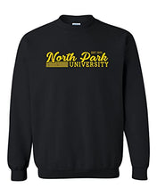 Load image into Gallery viewer, Vintage North Park University Crewneck Sweatshirt - Black