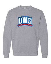 Load image into Gallery viewer, University of West Georgia UWG Wolves Crewneck Sweatshirt - Sport Grey
