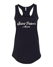 Load image into Gallery viewer, Saint Peter's University Alumni Ladies Tank Top - Black