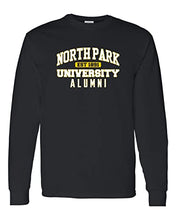 Load image into Gallery viewer, North Park University Alumni Long Sleeve T-Shirt - Black
