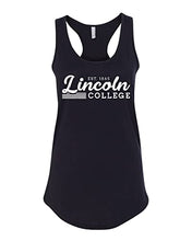 Load image into Gallery viewer, Vintage Lincoln College Est 1865 Ladies Tank Top - Black