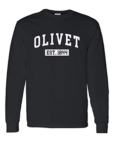 Olivet College Vintage Established 1844 Long Sleeve - Black