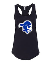 Load image into Gallery viewer, Seton Hall 1 Color Mascot Ladies Tank Top - Black