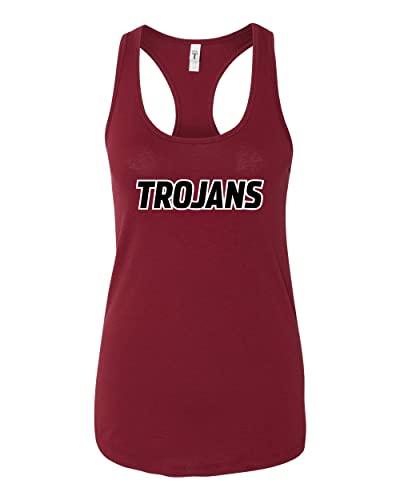 Troy University Trojans Ladies Tank Top - Cardinal
