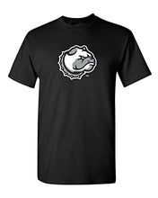 Load image into Gallery viewer, Drake University Bulldog Head T-Shirt - Black