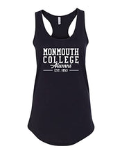 Load image into Gallery viewer, Monmouth College Alumni Ladies Tank Top - Black