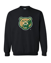 Load image into Gallery viewer, Georgia Gwinnett College Bear Head Crewneck Sweatshirt - Black