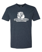 Load image into Gallery viewer, Johnson & Wales University 1 Color Stacked Exclusive Soft Shirt - Midnight Navy