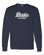 Load image into Gallery viewer, Drake University Alumni Long Sleeve Shirt - Navy
