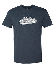 Load image into Gallery viewer, University of Maine Vintage Script Exclusive Soft Shirt - Midnight Navy