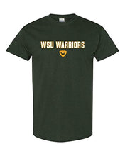 Load image into Gallery viewer, WSU Warriors Two Color T-Shirt - Forest Green