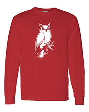 Load image into Gallery viewer, Keene State College Owl Long Sleeve Shirt - Red