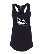Load image into Gallery viewer, Stockton University Full Color Mascot Ladies Tank Top - Black