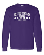 Load image into Gallery viewer, Rockford University Alumni Long Sleeve Shirt - Purple