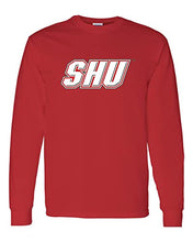 Load image into Gallery viewer, Sacred Heart University SHU Long Sleeve T-Shirt - Red