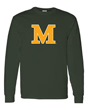 Load image into Gallery viewer, Marywood University M Long Sleeve Shirt - Forest Green