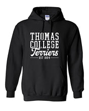Load image into Gallery viewer, Thomas College Est 1894 Hooded Sweatshirt - Black