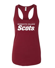 Load image into Gallery viewer, Monmouth College Fighting Scots Ladies Tank Top - Cardinal