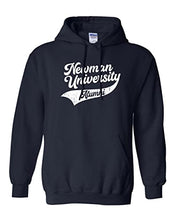 Load image into Gallery viewer, Newman University Alumni Hooded Sweatshirt - Navy