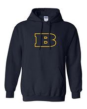 Load image into Gallery viewer, Beloit College B Hooded Sweatshirt - Navy