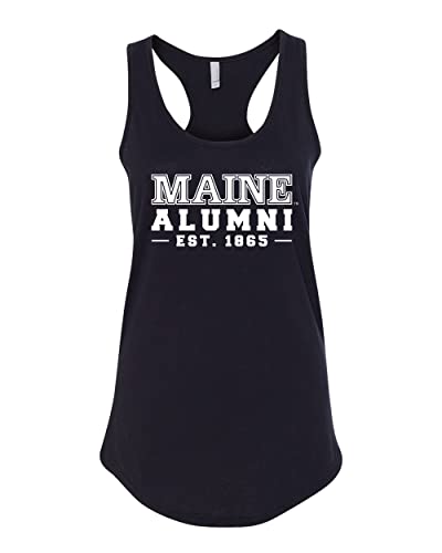 University of Maine Alumni Ladies Tank Top - Black