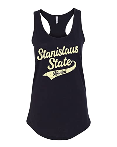 Stanislaus State Alumni Ladies Tank Top - Black