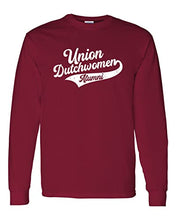 Load image into Gallery viewer, Union College Dutchwomen Alumni Long Sleeve Shirt - Cardinal Red