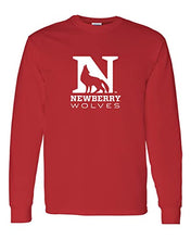 Load image into Gallery viewer, Newberry College Wolves Long Sleeve T-Shirt - Red