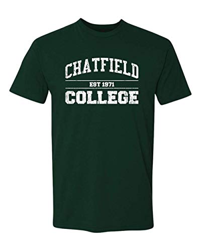 Chatfield College Est 1971 Exclusive Soft Shirt - Forest Green