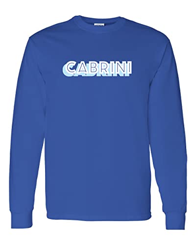 Cabrini University Retro Long Sleeve Shirt - Royal
