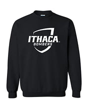 Load image into Gallery viewer, Ithaca College Bombers Crewneck Sweatshirt - Black