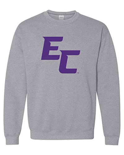 Elmira College EC Crewneck Sweatshirt - Sport Grey