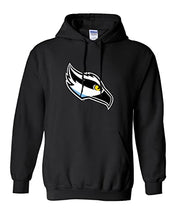 Load image into Gallery viewer, Stockton University Full Color Mascot Hooded Sweatshirt - Black