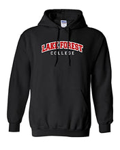 Load image into Gallery viewer, Lake Forest College Hooded Sweatshirt - Black