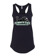 Load image into Gallery viewer, Plymouth State University Mascot Ladies Tank Top - Black