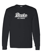 Load image into Gallery viewer, Drake University Alumni Long Sleeve Shirt - Black