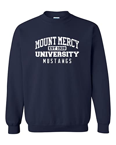 Mount Mercy Student Crewneck Sweatshirt - Navy